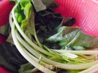 【快手汤羹】菠菜鸡蛋汤的做法步骤：1