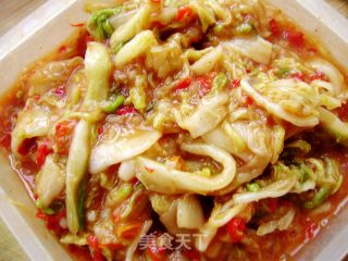 自制健康小菜----辣椒白菜的做法步骤：8