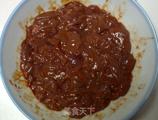 家常炒猪肝的做法步骤：4
