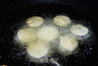 糖醋浇汁茄盒的做法步骤：7