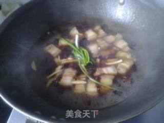 千张结烧肉的做法步骤：7