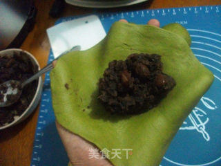 抹茶红豆面包的做法步骤：6