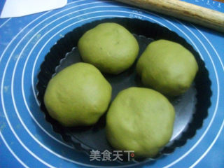 抹茶红豆面包的做法步骤：7