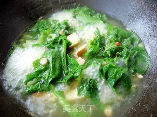 小白菜豆腐汤的做法步骤：4