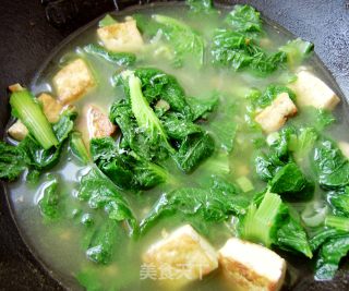 小白菜豆腐汤的做法步骤：5