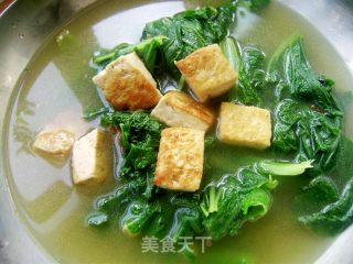 小白菜豆腐汤的做法步骤：6