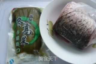 冬高菜烧鱼片的做法步骤：1