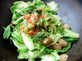 家常菜----白菜烧板栗的做法步骤：5