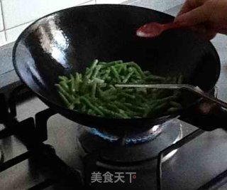 炒豇豆的做法步骤：5