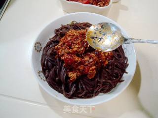 洋葱酥鸡蛋西红柿炸酱面的做法步骤：13