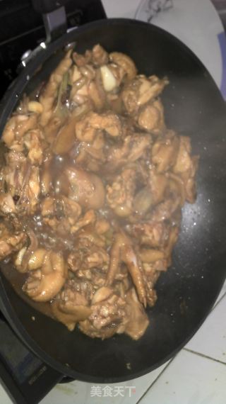 地锅鸡  带饼的做法步骤：7