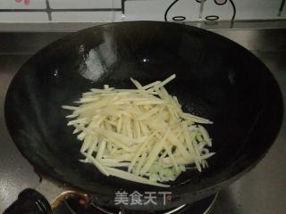 茭白炒肉丝的做法步骤：9