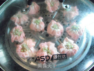 鲜花般的美食—牡丹烧麦的做法步骤：14