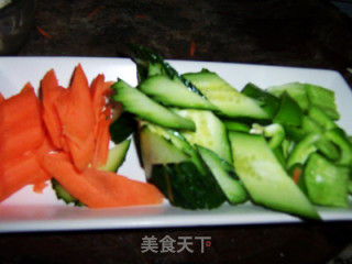 荤素搭配的焦溜肉片的做法步骤：2