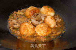 肉末香菇虎皮蛋的做法步骤：12