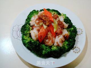XO酱炒虾球的做法步骤：9