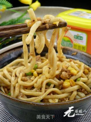 【炸酱面，花样做】三宝麻酱拌面的做法步骤：8