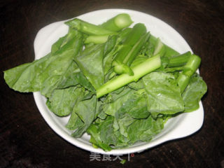 柱侯牛肉扒芥蓝的做法步骤：3