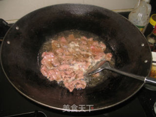 柱侯牛肉扒芥蓝的做法步骤：7