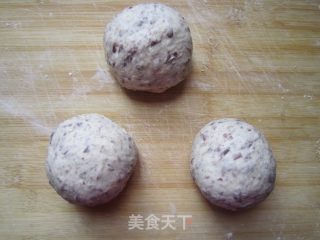 红豆酥松粒辫子包的做法步骤：6