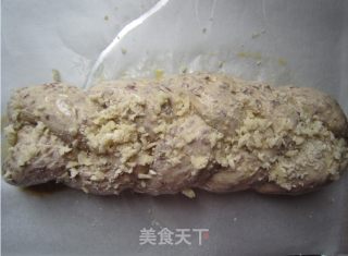 红豆酥松粒辫子包的做法步骤：13