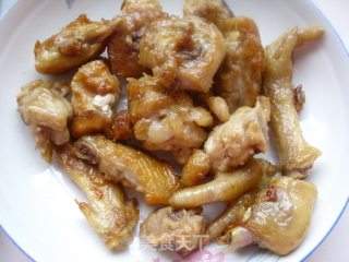 醋熘鸡块的做法步骤：4