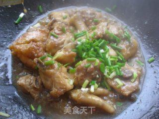 醋熘鸡块的做法步骤：10