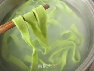 韩式豆酱汤翡翠面的做法步骤：14