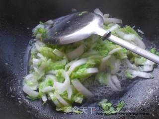 白菜炒饭的做法步骤：5