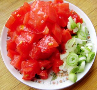 健康早餐----豆腐炒饭的做法步骤：2