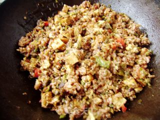 健康早餐----豆腐炒饭的做法步骤：7