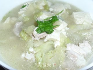 白菜炖冻豆腐的做法步骤：7