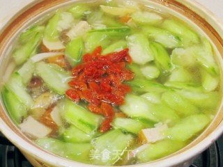豆腐干丝瓜汤的做法步骤：9