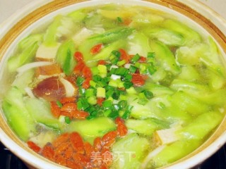 豆腐干丝瓜汤的做法步骤：10
