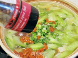 豆腐干丝瓜汤的做法步骤：11