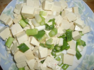小葱拌豆腐的做法步骤：4