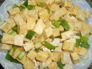 小葱拌豆腐的做法步骤：5