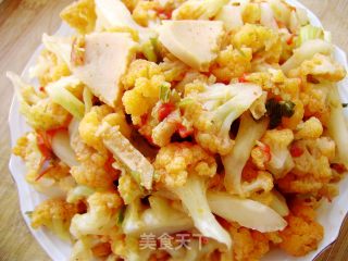 家常菜----西红柿烧菜花的做法步骤：7