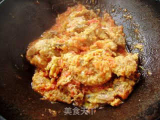 家常菜----西红柿炒虾米的做法步骤：8