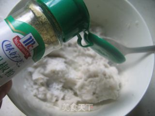 芋泥菜卷的做法步骤：4