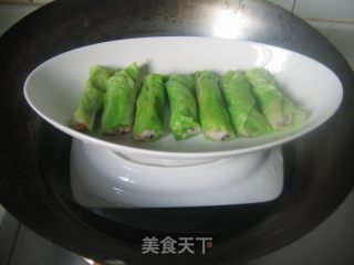 芋泥菜卷的做法步骤：10