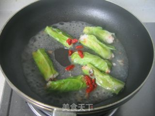 芋泥菜卷的做法步骤：11