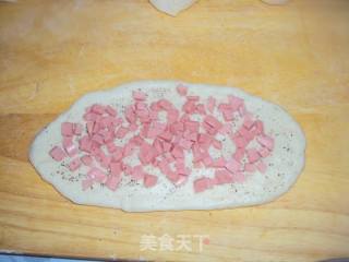 黑胡椒香肠面包的做法步骤：11