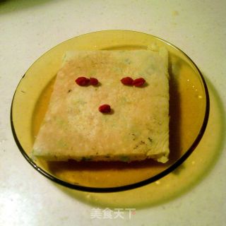 快手无油芹菜蛋饼的做法步骤：8