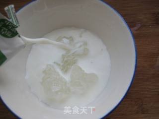 美白润肤糖水—红枣木瓜炖鲜奶的做法步骤：4