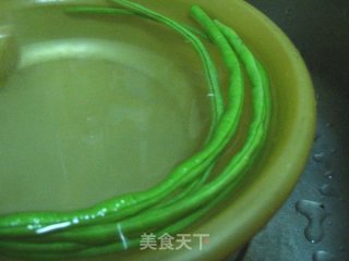 豆角豆腐皮的做法步骤：1