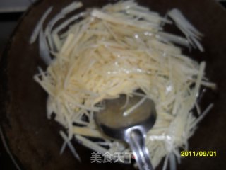 炒三丝的做法步骤：2