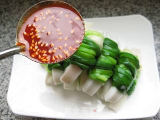 韩式凉菜—糖醋鱿鱼卷的做法步骤：7