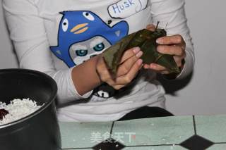 蜜枣糯米粽的做法步骤：4
