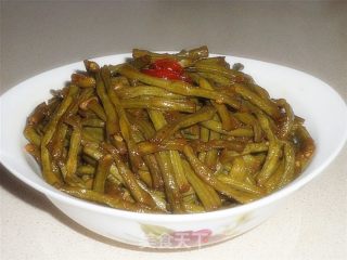 干烧豆角的做法步骤：8